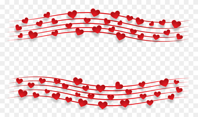 1200x675 Hearts Music Pb - Valentine Party Clip Art