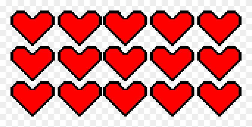 1590x740 Corazones Pixel Art Maker - Patrón De Corazón Png