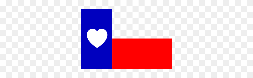 300x201 Hearttexasflag Clipart - Bandera De Texas Png