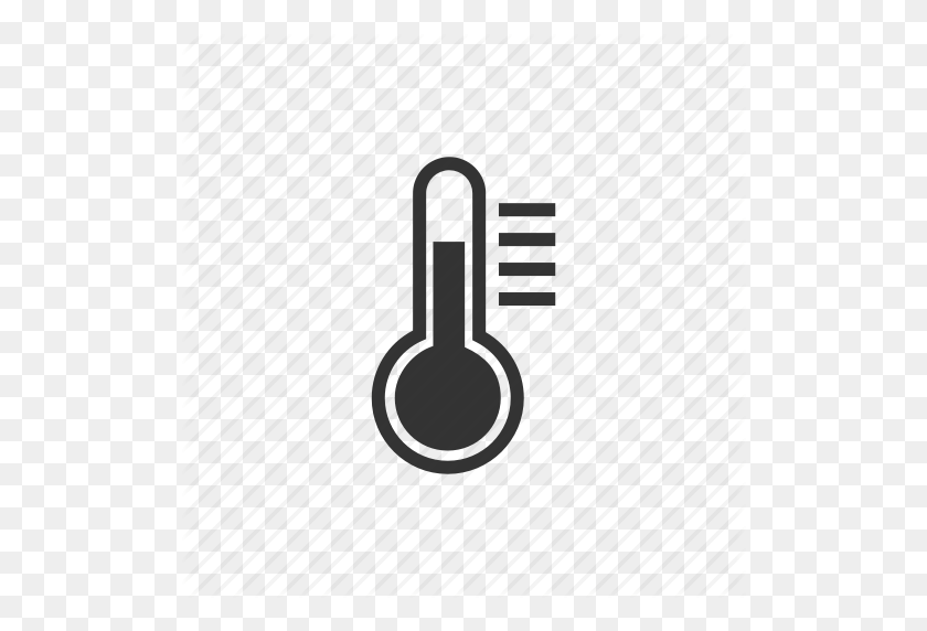 512x512 Calor, Caliente, Temperatura, Icono De Termómetro - Icono De Temperatura Png