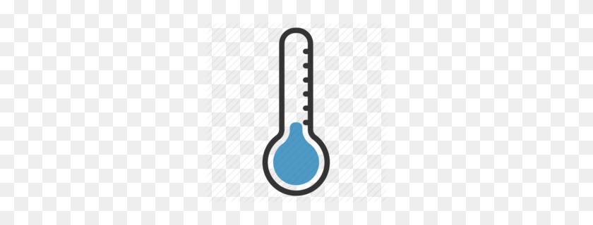 260x260 Heat Thermometer Clipart - Hot Thermometer Clipart