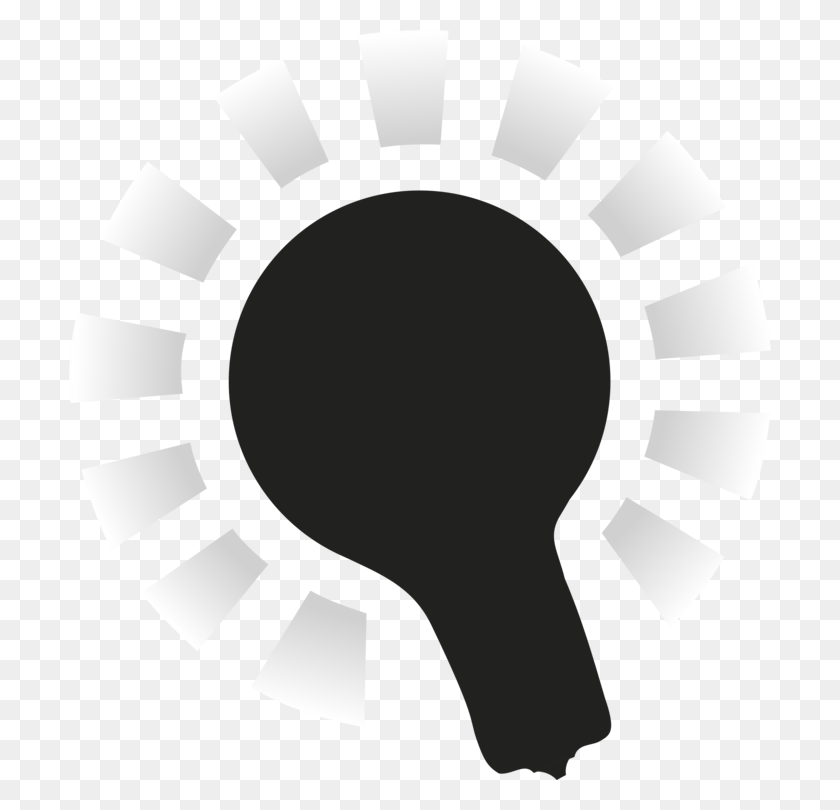 702x750 Heathside School Computer Icons Incandescent Light Bulb The Light - Halo Clipart Black And White