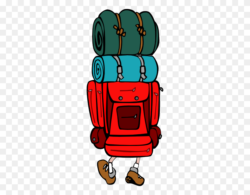 258x596 Heavy Backpack Clipart Collection - Backpack Clipart Black And White