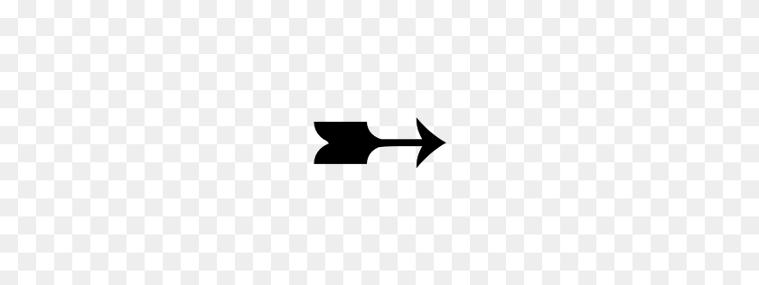 256x256 Pesado Negro Emplumado Flecha Hacia La Derecha Cara Sonriente Unicode - Flecha Emplumada Imágenes Prediseñadas