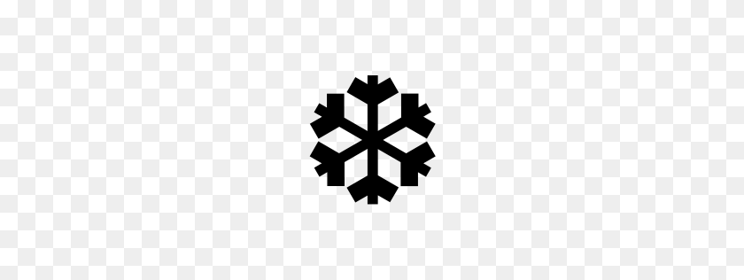 256x256 Heavy Chevron Snowflake Unicode Character U - Snowflake Emoji PNG