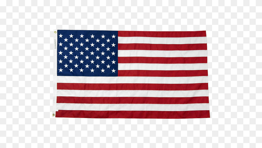 520x416 Bandera Americana De Poliéster Resistente - Bandera Americana En El Poste Png