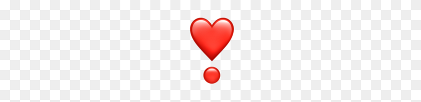 144x144 Heavy Heart Exclamation Ios Emojs Heavy Heart - Red Heart Emoji PNG