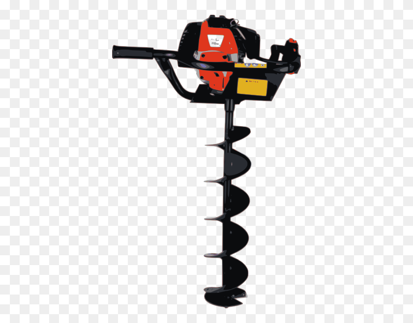 384x598 Heavy Power Drill Clip Art - Power Drill Clipart