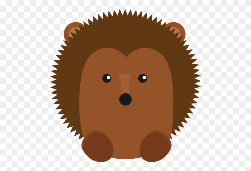 512x512 Hedgehog, Flat, Hand Icon With Png And Vector Format For Free - Hedgehog Clipart Free