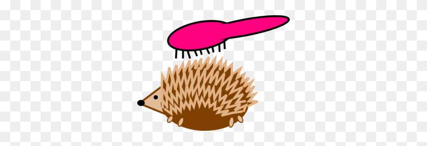 300x228 Hedgehog Hairbrush Clip Art - Porcupine Clipart