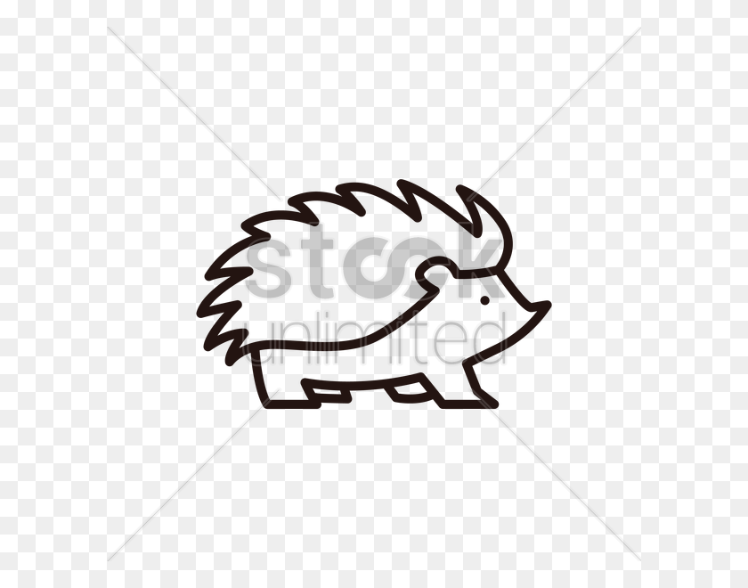 600x600 Hedgehog Icon Vector Image - Hedgehog Clipart Black And White