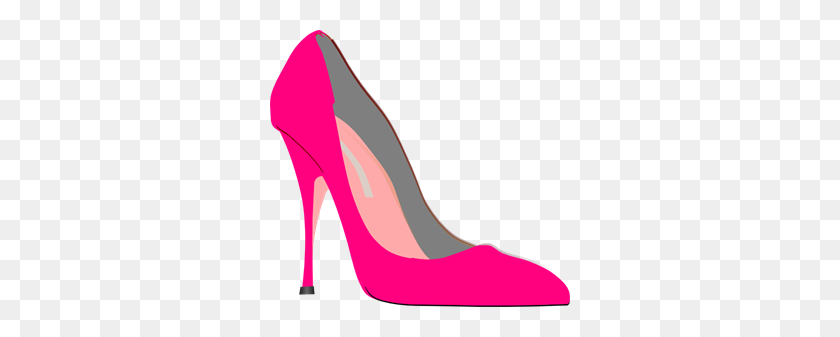 300x277 Heel Pink Png, Clip Art For Web - Heels Clipart
