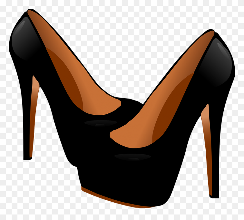 803x720 Heels Clipart Fashion Clothes - Floaties Clipart
