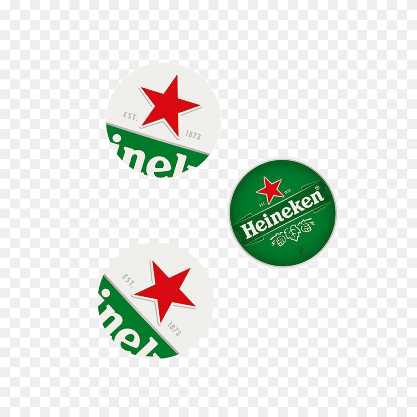 960x960 Heineken Beer Coasters The Nl - Heineken Logo PNG