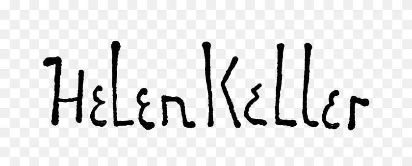 1596x570 Firma De Helen Keller - Clipart De Helen Keller