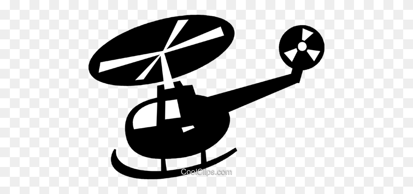 480x335 Helicopter Royalty Free Vector Clip Art Illustration - Helicopter Clipart Black And White