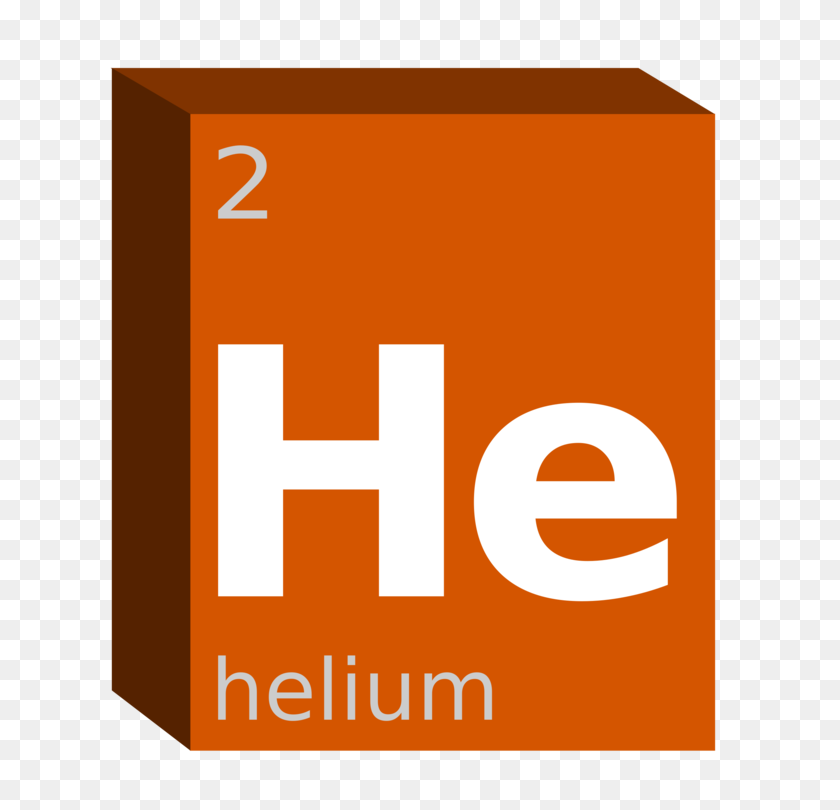 750x750 Helium Symbol Chemical Element Chemistry Block - Periodic Table Clipart