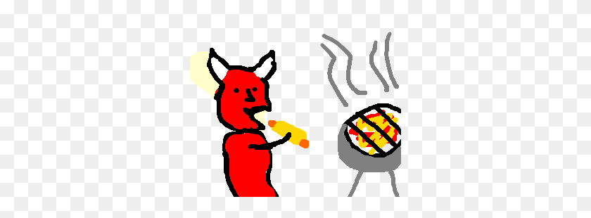300x250 Hell Clipart Bbq - Barbecue Grill Clipart