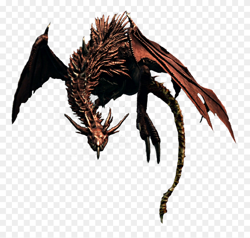 772x741 Hellkite Dragon Dark Souls Wiki Fandom Powered - Drake Face PNG