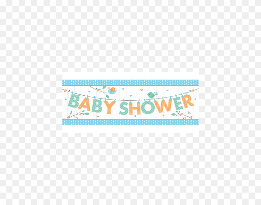 441x600 Hello Baby Boy Shower Party Banner Zurchers - Party Banner PNG