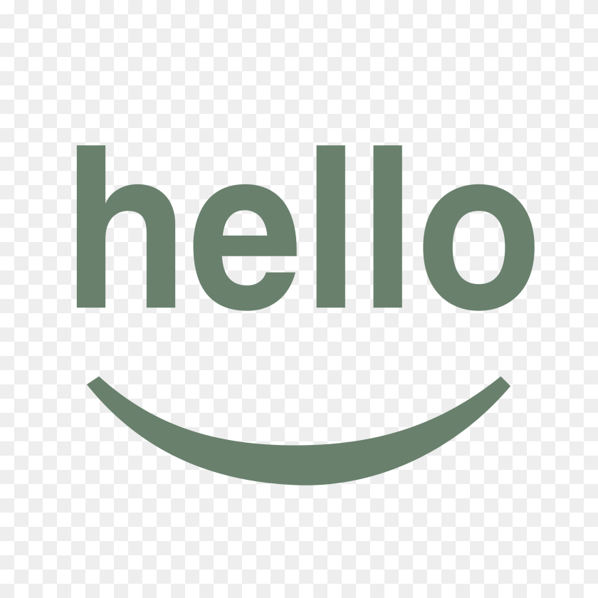 2400x2400 Hello Design Logo Png Transparent Vector - Hello PNG
