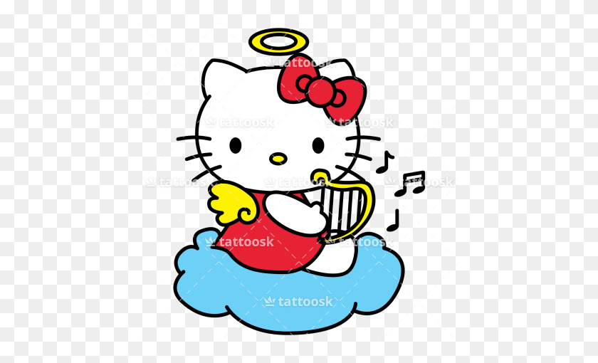 450x450 Hello Kitty Angel Png Png Image - Angels PNG