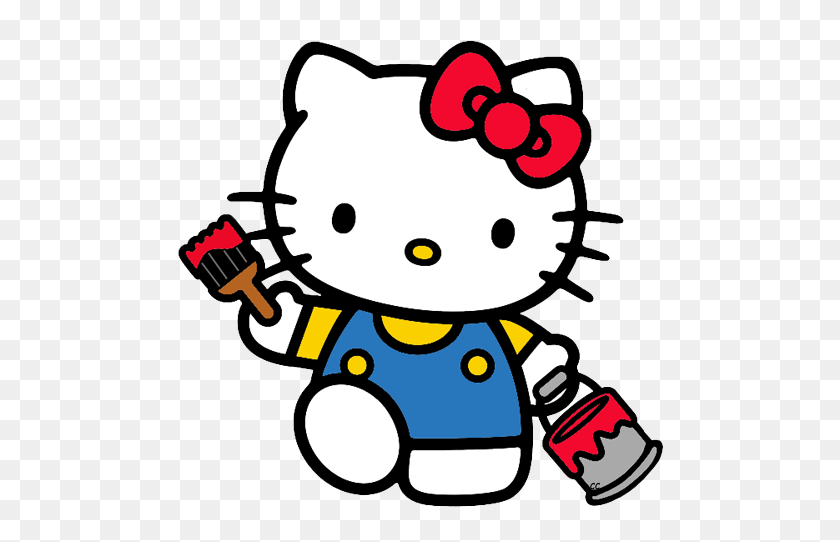 497x482 Hello Kitty Clip Art Cartoon Clip Art - Shopping List Clipart