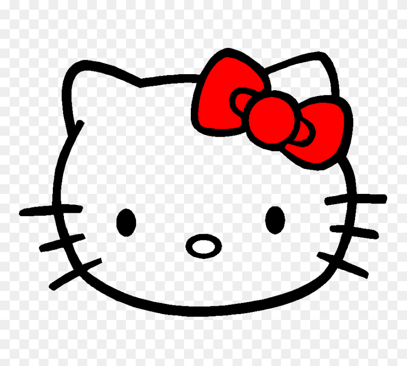 849x757 Hello Kitty Imagen Prediseñada De Dibujos Animados Imagen Prediseñada - Hello Kitty Bow Clipart