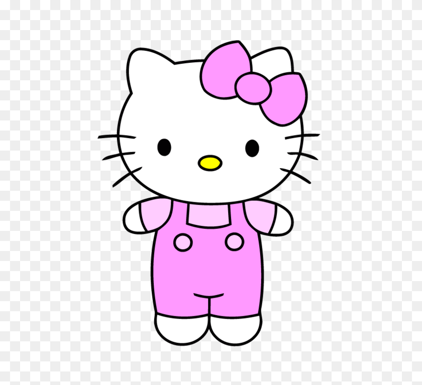 570x707 Клипарт Hello Kitty - Привет, Клипарт