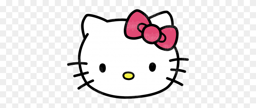 400x295 Imágenes Prediseñadas De Hello Kitty Head - Happy Birthday Cat Clipart