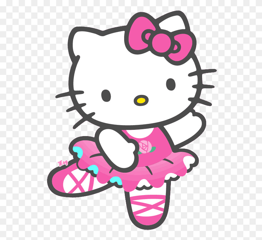 550x709 Hello Kitty Logo Transparent Png - Hello Kitty PNG