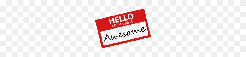 190x137 Hello My Name Is Awesome - Hello My Name Is PNG