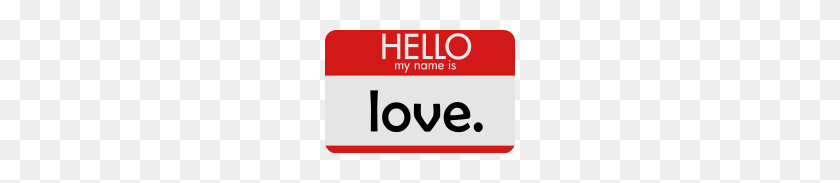 190x123 Hello My Name Is Love - Hello My Name Is PNG