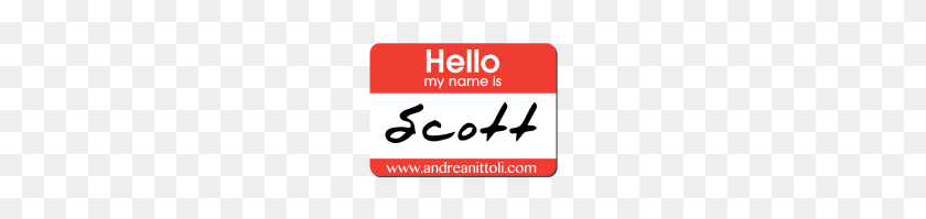 190x139 Hola, Mi Nombre Es Scott - Hola, Mi Nombre Es Png