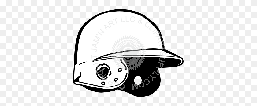 361x289 Helmet Clipart Baseball - Army Helmet Clipart
