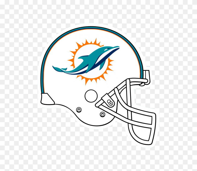 1400x1200 Casco Clipart Miami Dolphins - Miami Dolphins Png