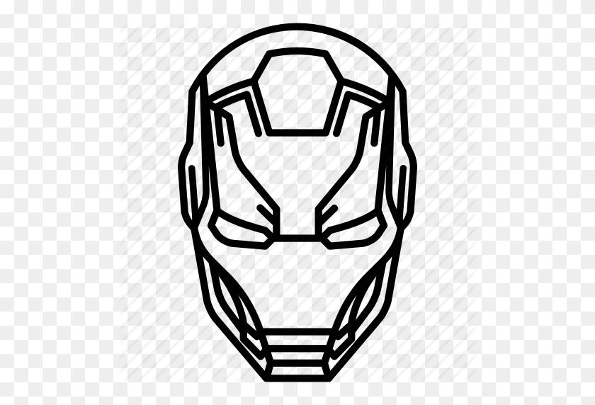 512x512 Helmet, Iron Man, Marvel, Mcu, Movie, Suit, Tony Stark Icon - Tony Stark PNG