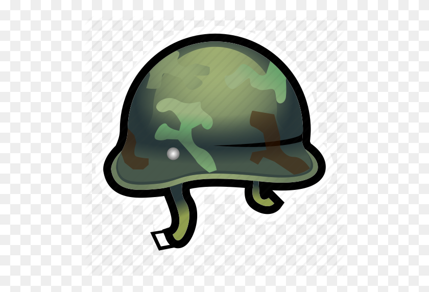 512x512 Helmet, Military, Protection, Soldier, War Icon - PNG Military