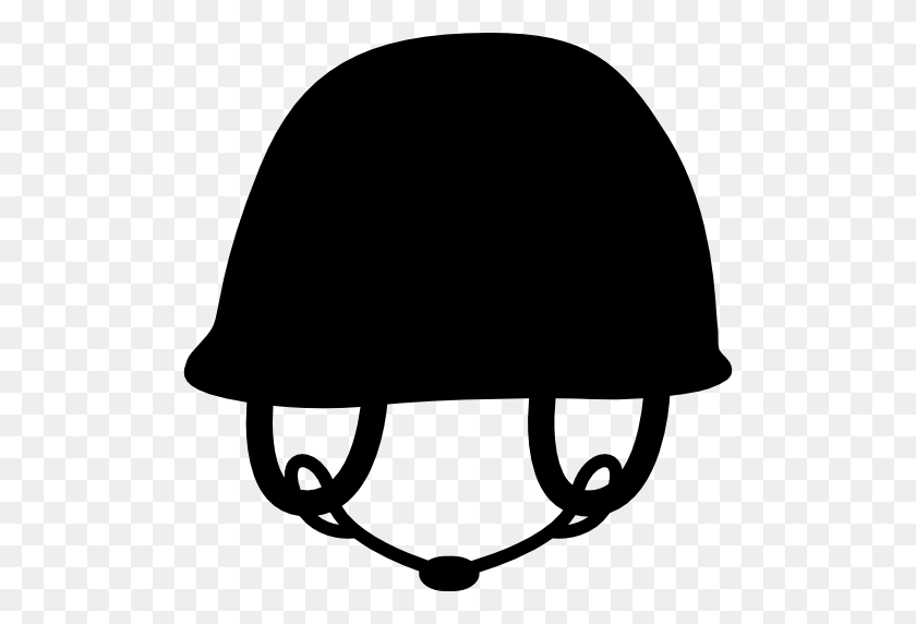 512x512 Helmets, Policemen, Black, Helmet, Security, Side View, Tools - Police Hat PNG