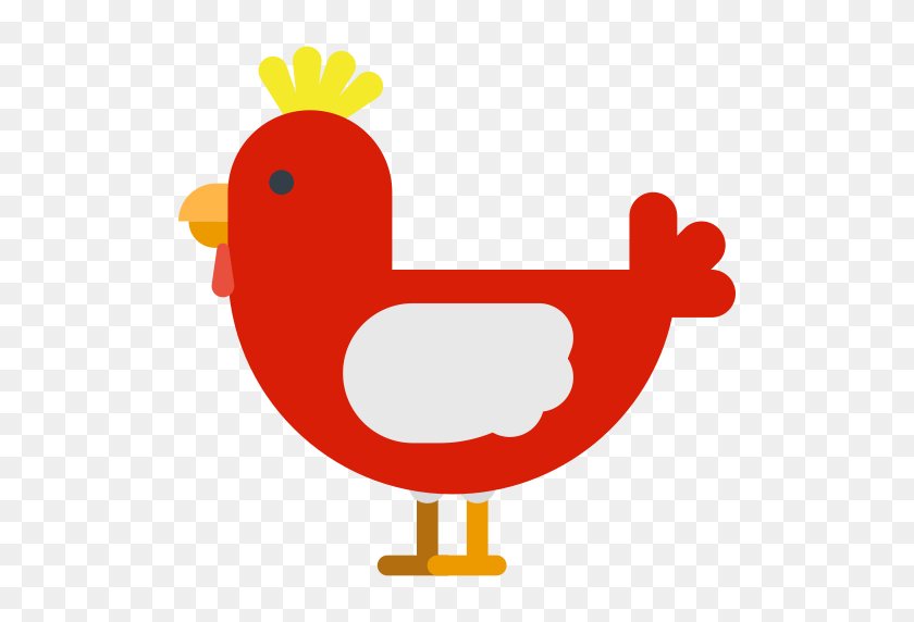 512x512 Курица, Животные, Птица Значок Png И Вектор Для Бесплатной Загрузки - Курица Png