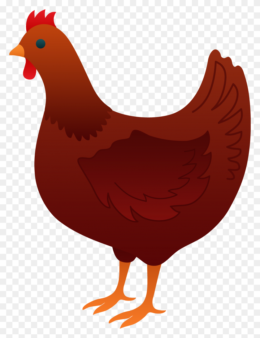 4103x5431 Hen Clipart Look At Hen Clip Art Images - Chicken Little Clipart