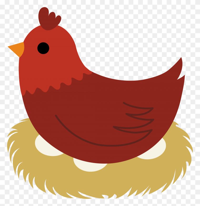 4335x4500 Hens Clipart - Little Red Hen Clipart