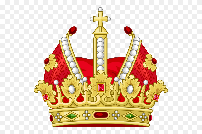559x496 Heraldic Imperial Crown - Crown Transparent PNG