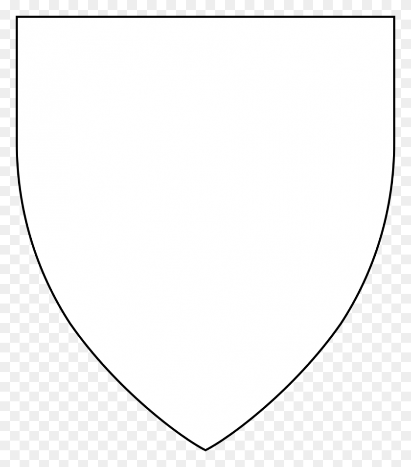 892x1023 Heraldic Shield Shape - Shield PNG