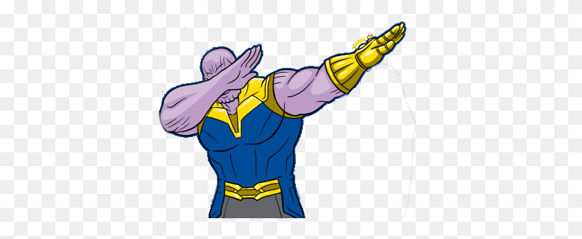 383x285 Here's Thanos Dabbing In Time For The Banwave Thanosdidnothingwrong - Thanos PNG