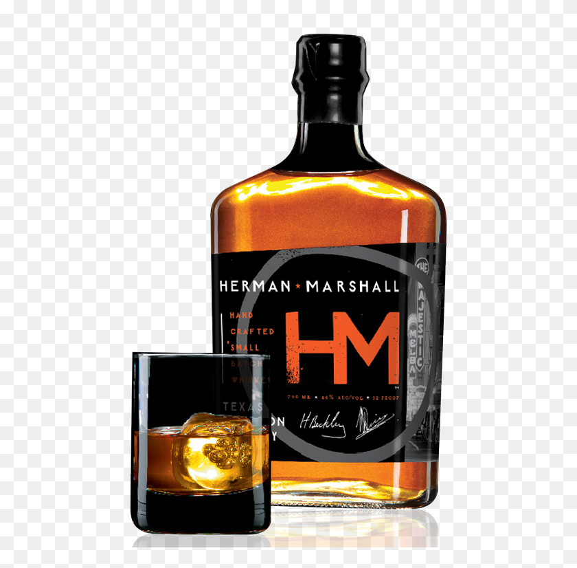 500x766 Herman Marshall Whiskey Twin Liquors - Whiskey Bottle PNG