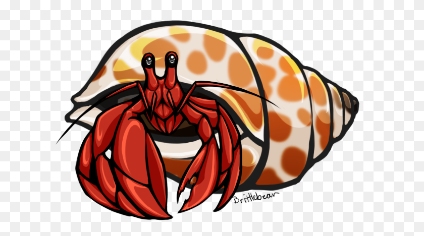 622x408 Hermit Crab Without Shell Clipart - Mobster Clipart