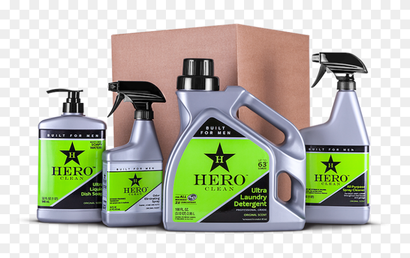 800x483 Hero Clean Cleaning Products Built For Men - Cleaning Supplies PNG