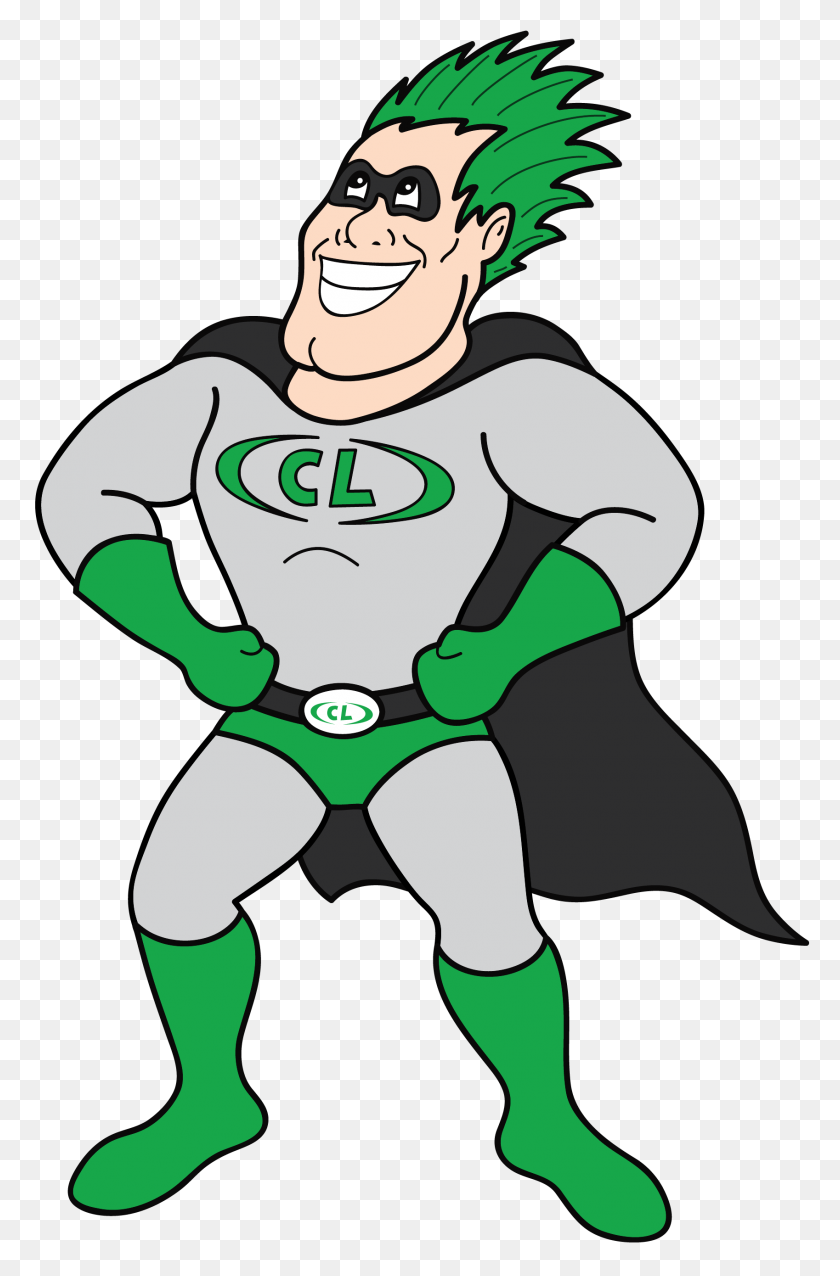 1698x2649 Hero Clipart Green Person - Muscle Man Clipart