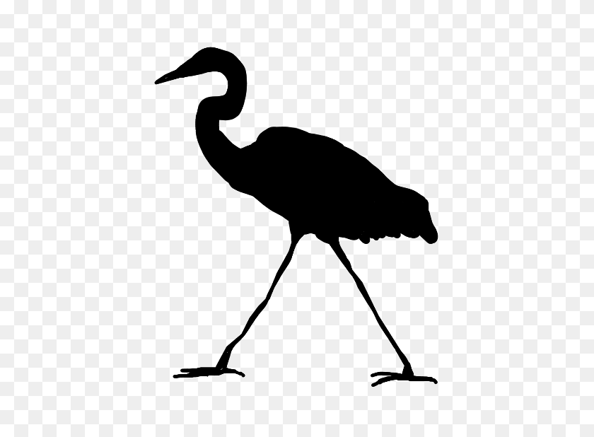 550x558 Heron Clipart Black And White - Swamp Clipart Black And White